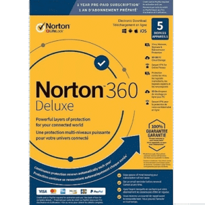Norton 360 Deluxe Subscription -5-Devices